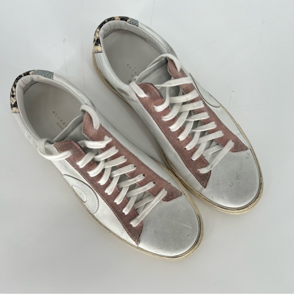 Oliver Cabell Low 1 Malibu Distressed Leather Made in Italy Size US9  EU39‎ - Picture 3 of 12
